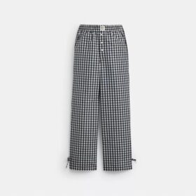 Pantaloni Coachtopia Loop cu imprimeu gingham