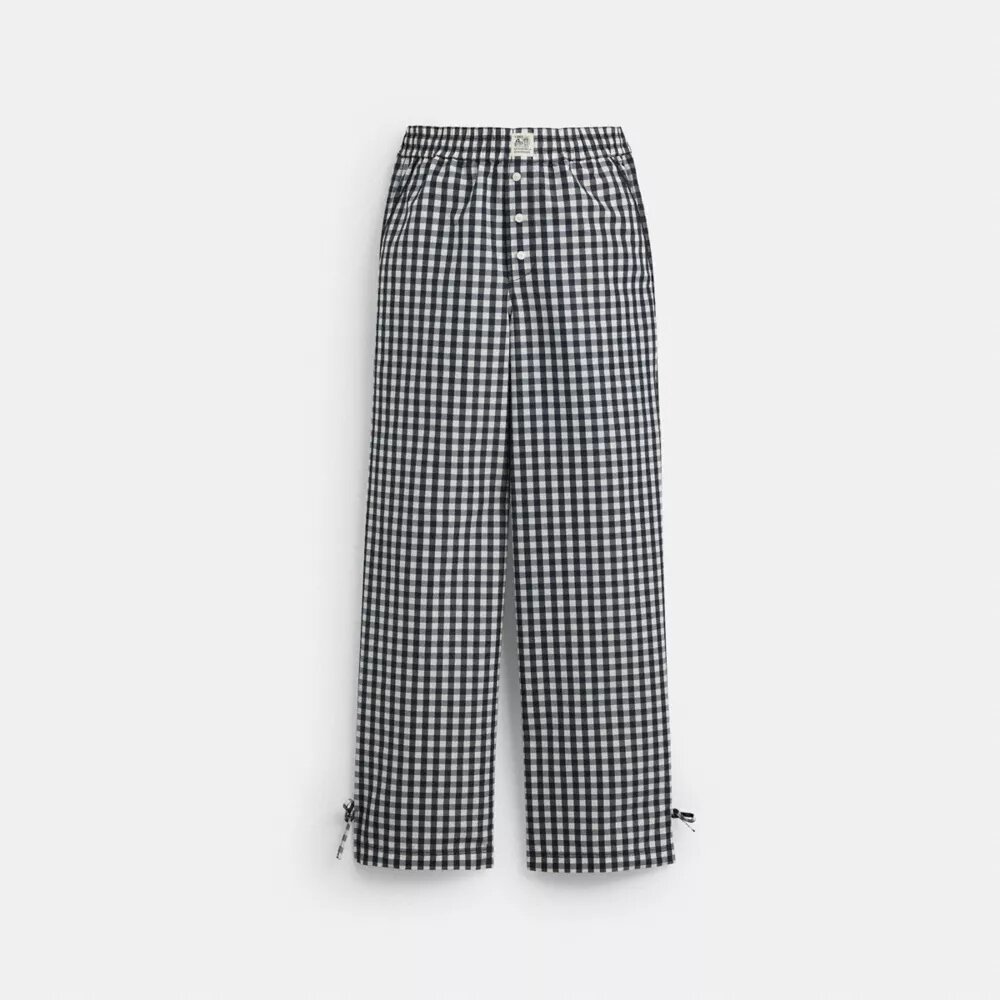 Pantaloni Coachtopia Loop cu imprimeu gingham