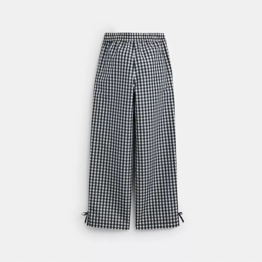 Pantaloni Coachtopia Loop cu imprimeu gingham