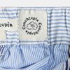 Pantaloni cu dungi în stil patchwork