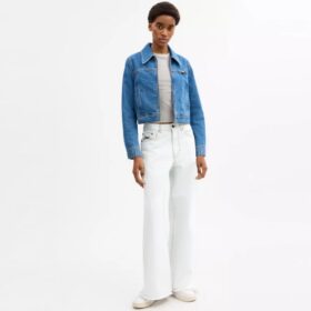 Pantaloni de lucru din denim din bumbac organic