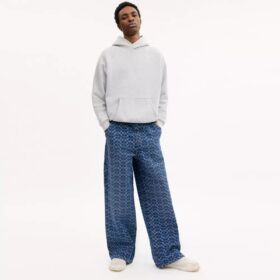 Pantaloni de tâmplar din denim semnătura noastră, din bumbac organic