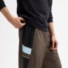 Pantaloni de trening cu croi drept din poliester reciclat