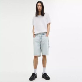 Pantaloni scurți din denim Signature
