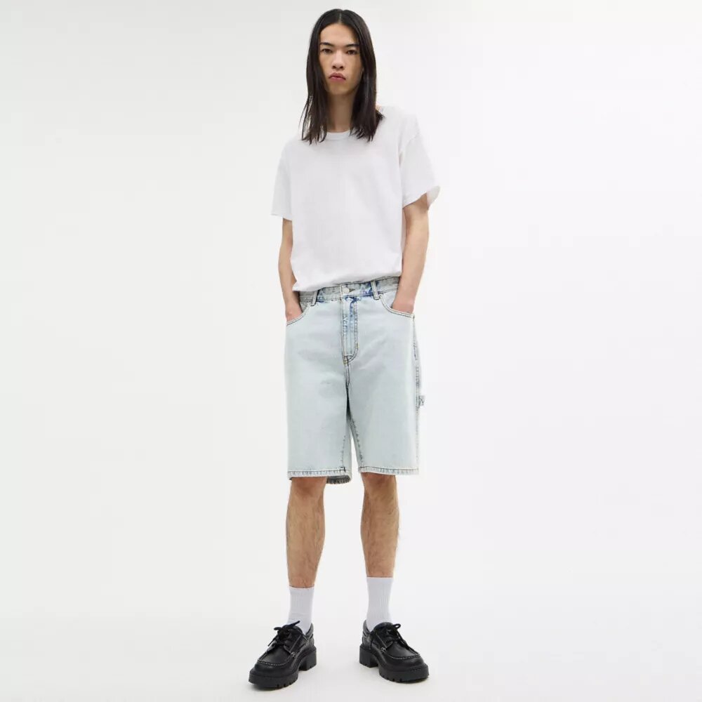 Pantaloni scurți din denim Signature