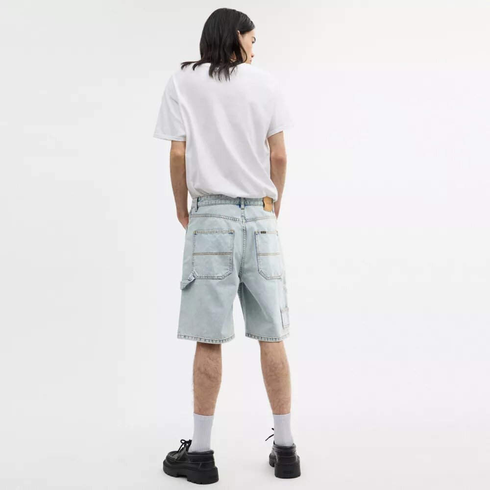 Pantaloni scurți din denim Signature