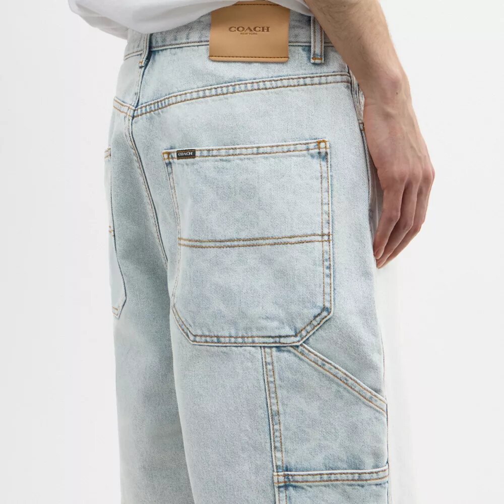 Pantaloni scurți din denim Signature