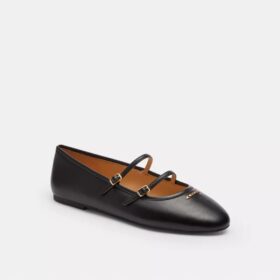 Pantofi Mary Jane cu două catarame
