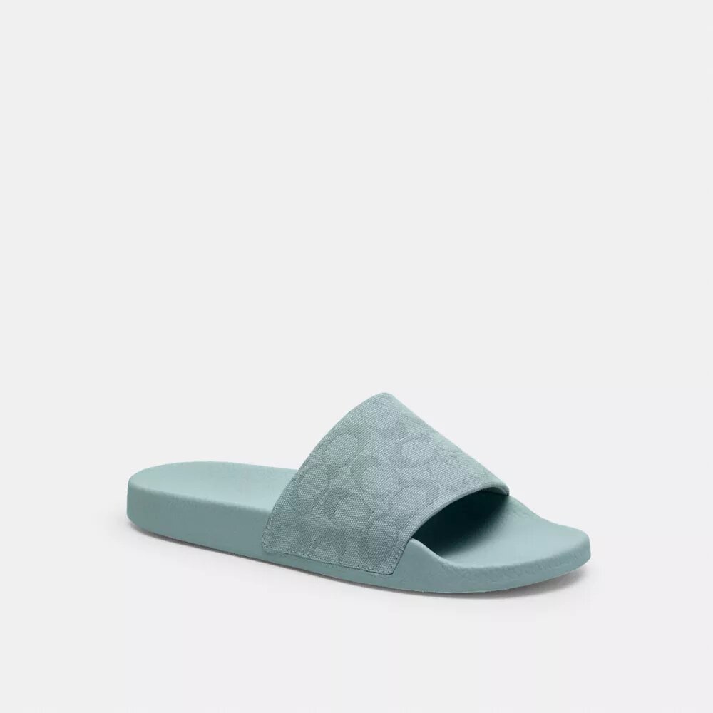 Papuci Udele sport din pânză jacquard Signature Canvas cu modelul nostru caracteristic