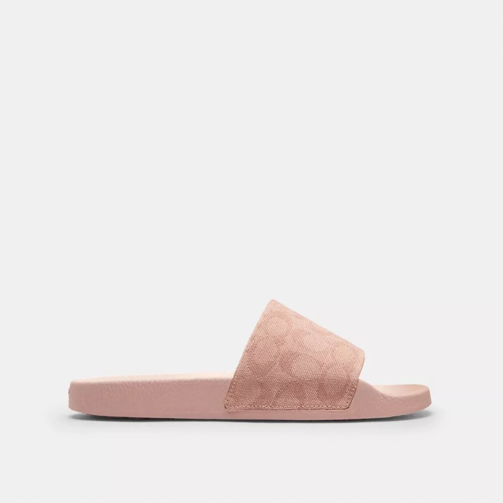 Papuci Udele sport din pânză jacquard Signature Canvas cu modelul nostru caracteristic