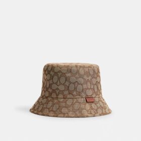 Pălărie tip bucket din țesătura noastră exclusivă Jacquard