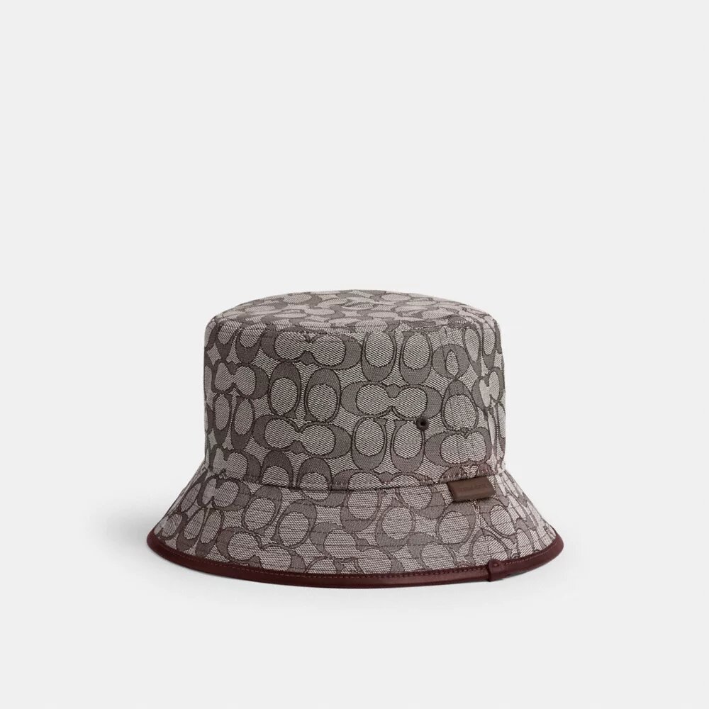 Pălărie tip bucket din țesătura noastră exclusivă Jacquard