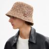 Pălărie tip bucket din țesătura noastră exclusivă Jacquard