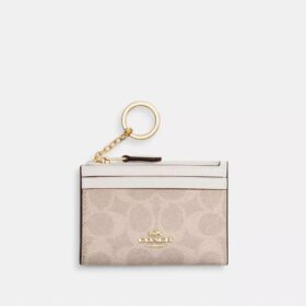 Port-act de identitate mini skinny din Signature Canvas