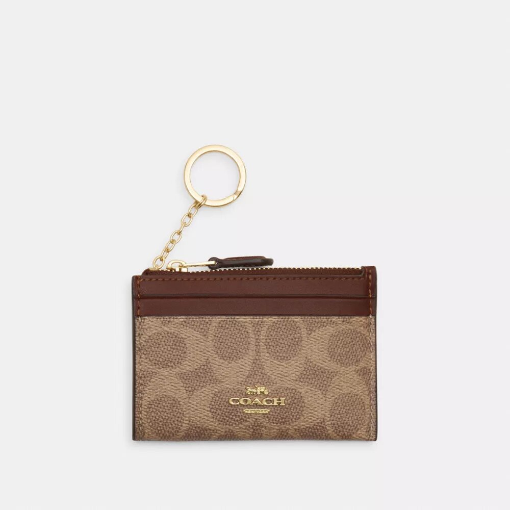 Port-act de identitate mini skinny din Signature Canvas