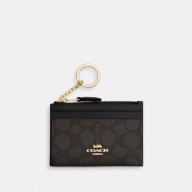 Port-act de identitate mini skinny din Signature Canvas