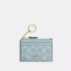 Port-act de identitate mini skinny din Signature Canvas