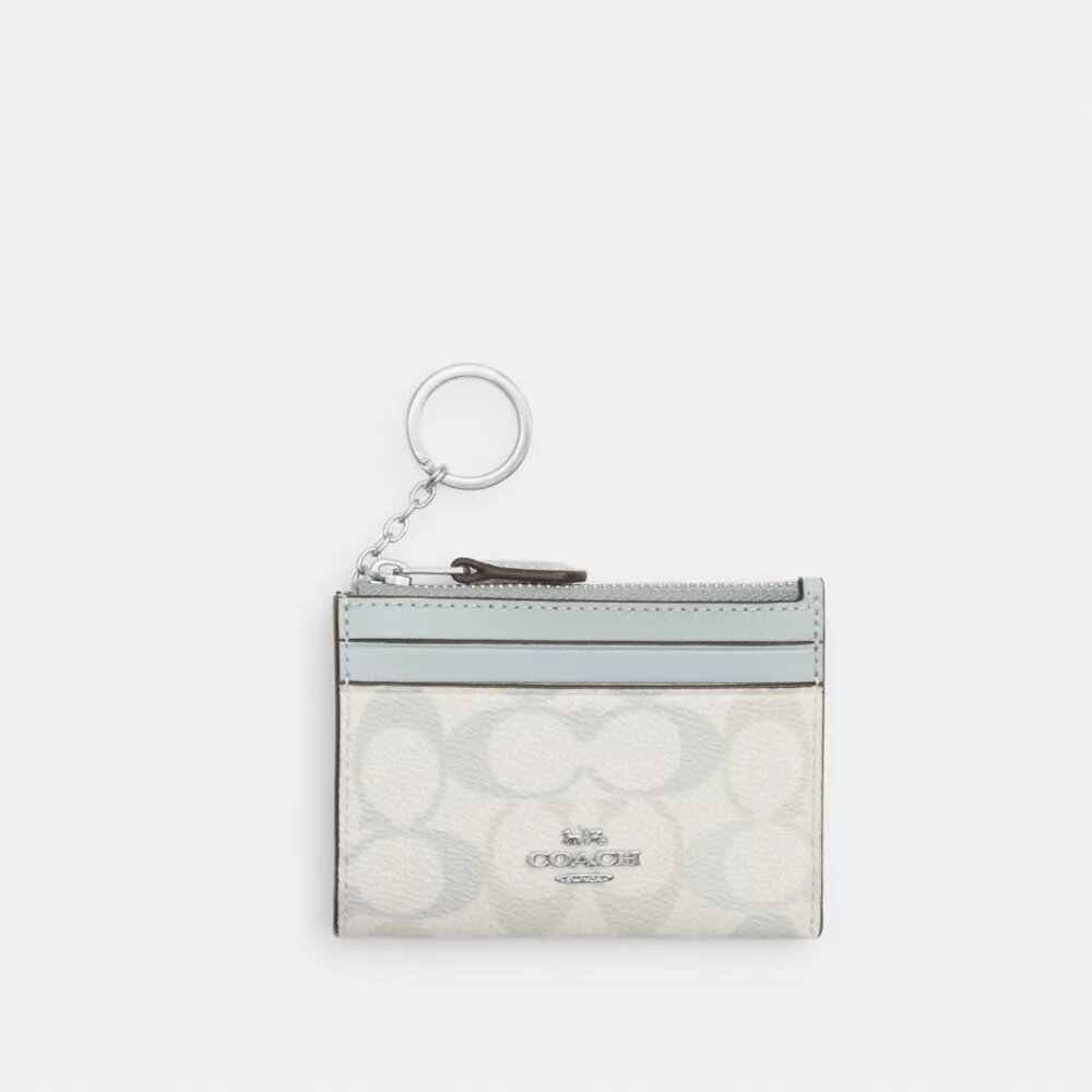 Port-act de identitate mini skinny din Signature Canvas