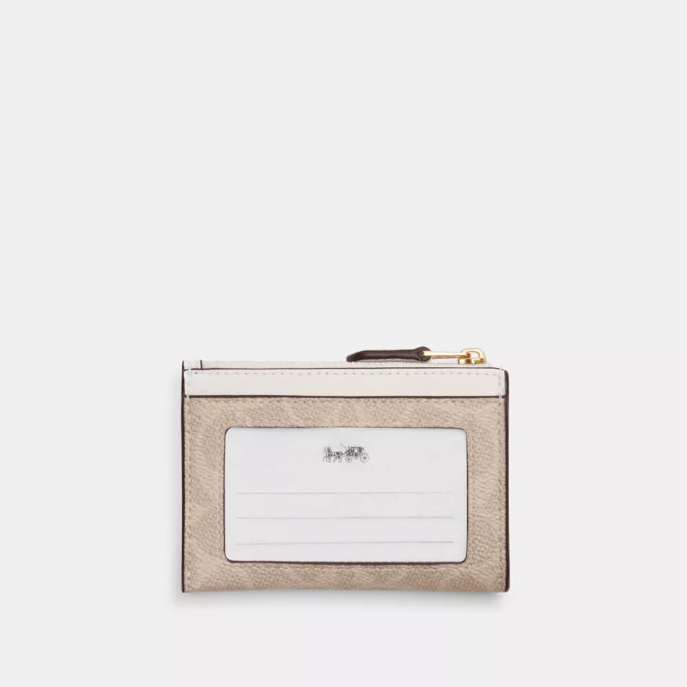 Port-act de identitate mini skinny din Signature Canvas