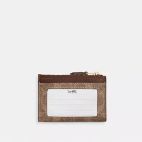 Port-act de identitate mini skinny din Signature Canvas