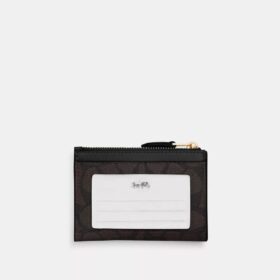 Port-act de identitate mini skinny din Signature Canvas