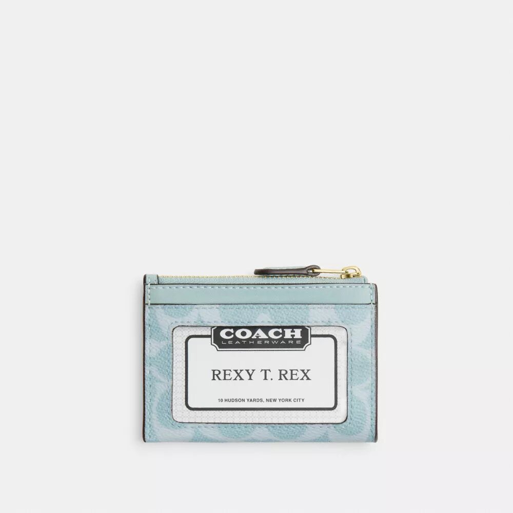 Port-act de identitate mini skinny din Signature Canvas