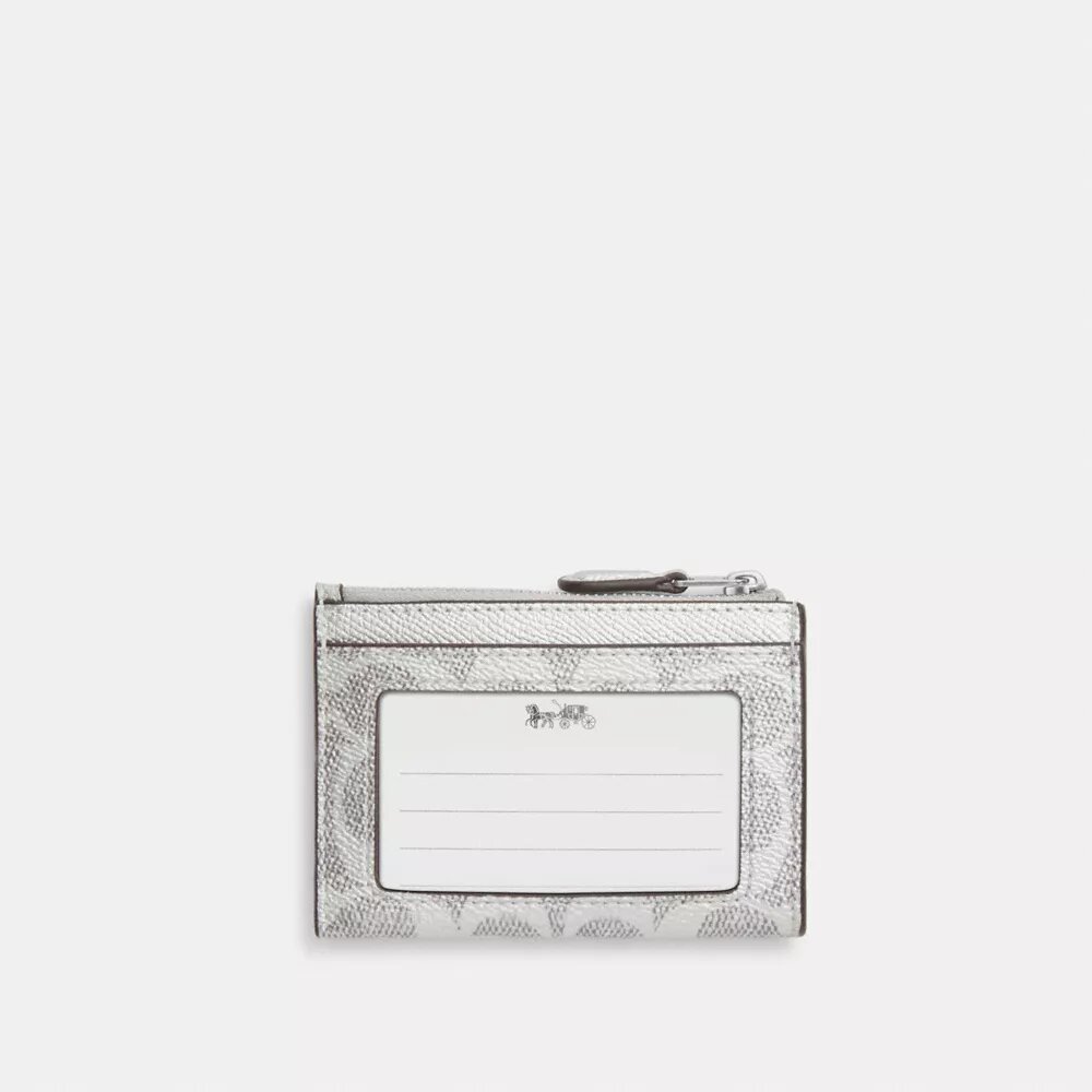 Port-act de identitate mini skinny din Signature Canvas