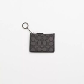 Port-act de identitate Mini Skinny restaurat, din țesătură jacquard semnată