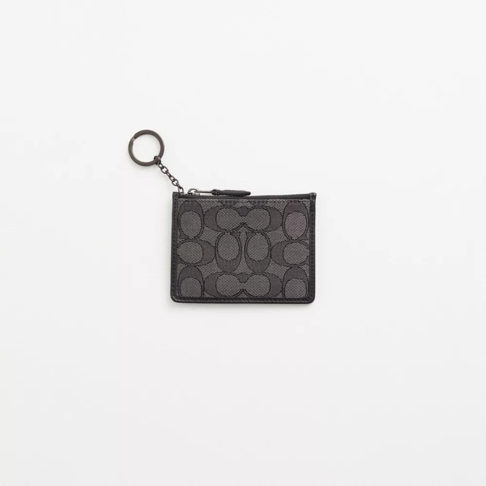 Port-act de identitate Mini Skinny restaurat, din țesătură jacquard semnată