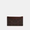 Portcard cu fermoar din Signature Canvas