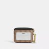 Portcard cu fermoar din Signature Canvas