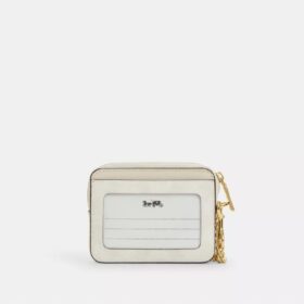 Portcard cu fermoar din Signature Canvas