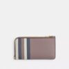 Portcard New York cu fermoar în stil color block