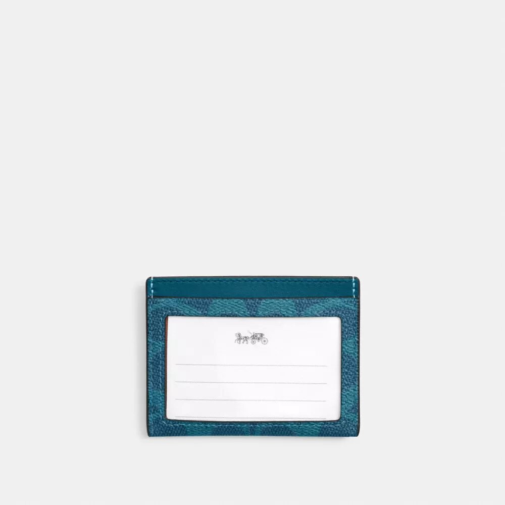 Portcard subțire din Signature Canvas