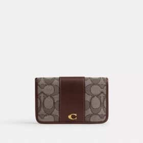 Portcard subțire esențial din jacquard semnătura