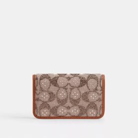 Portcard subțire Essential din jacquard Crystal Signature
