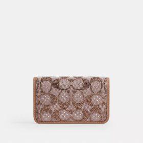 Portcard subțire Essential din jacquard Crystal Signature