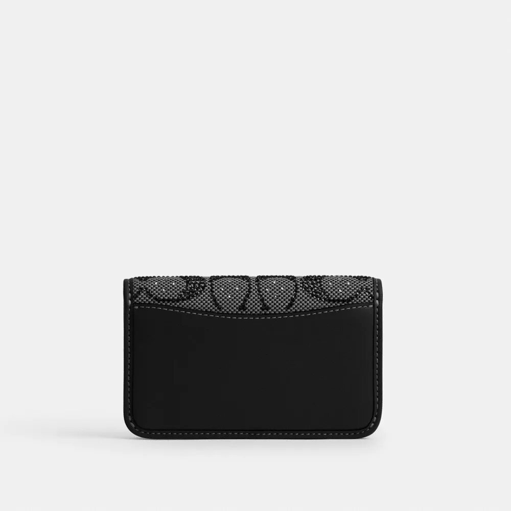 Portcard subțire Essential din jacquard Crystal Signature