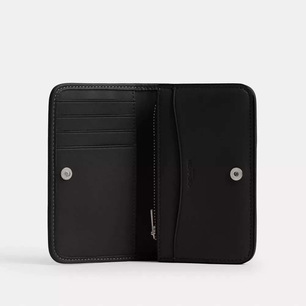 Portcard subțire Essential din jacquard Crystal Signature