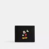 Portofel 3-în-1 Disney X Coach din piele regenerativă cu Mickey Mouse