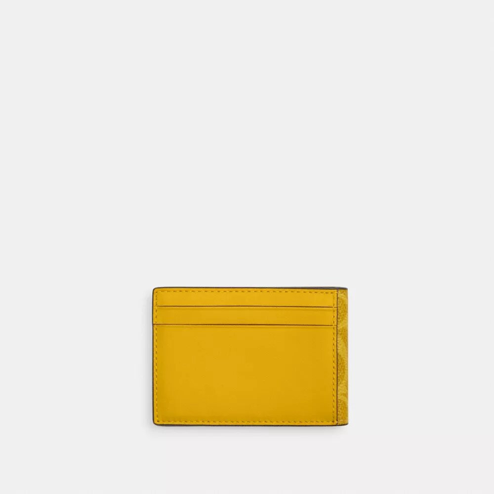 Portofel compact din pânză „Signature Canvas”