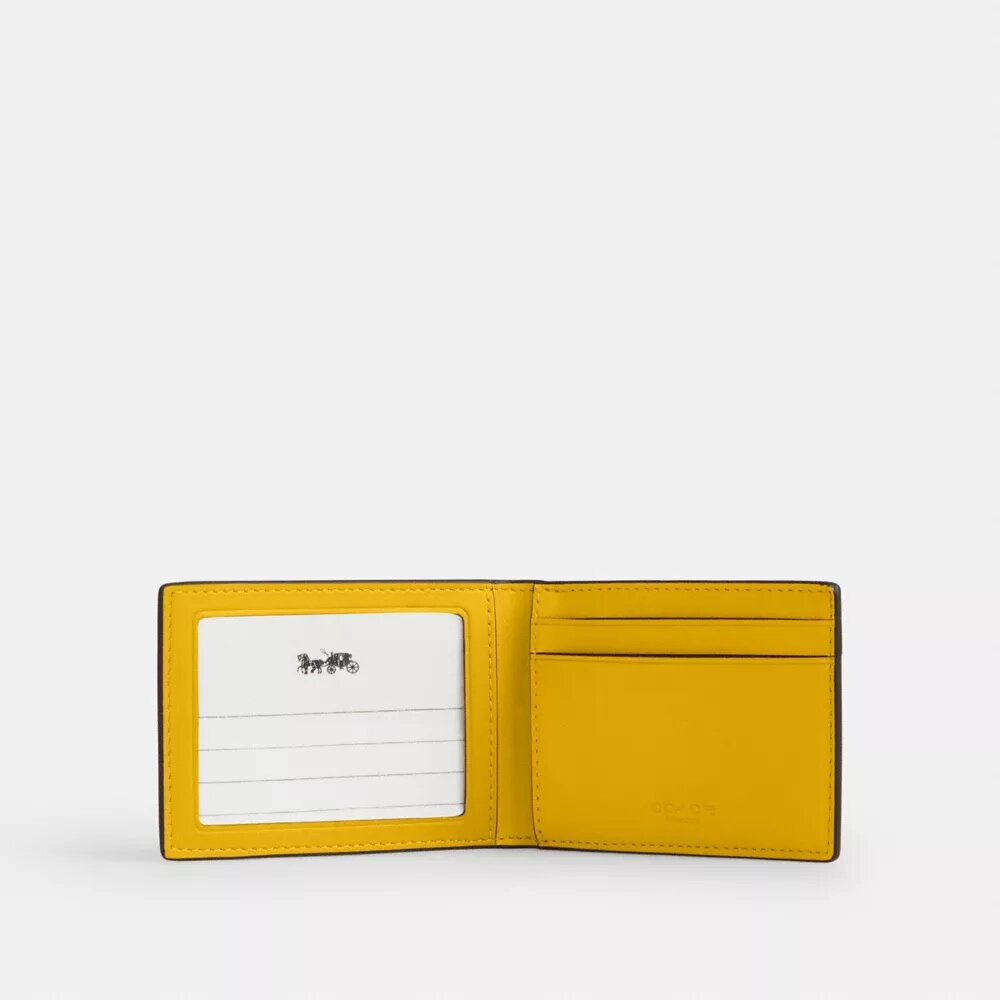 Portofel compact din pânză „Signature Canvas”
