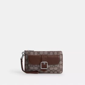 Portofel de mână Ashton din jacquard semnătură