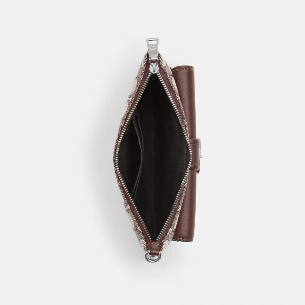 Portofel de mână Ashton din jacquard semnătură