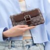 Portofel de mână Ashton din jacquard semnătură