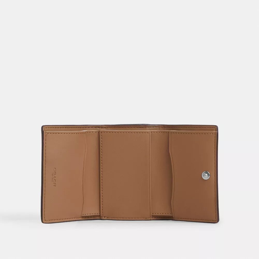 Portofel mic din Signature Canvas