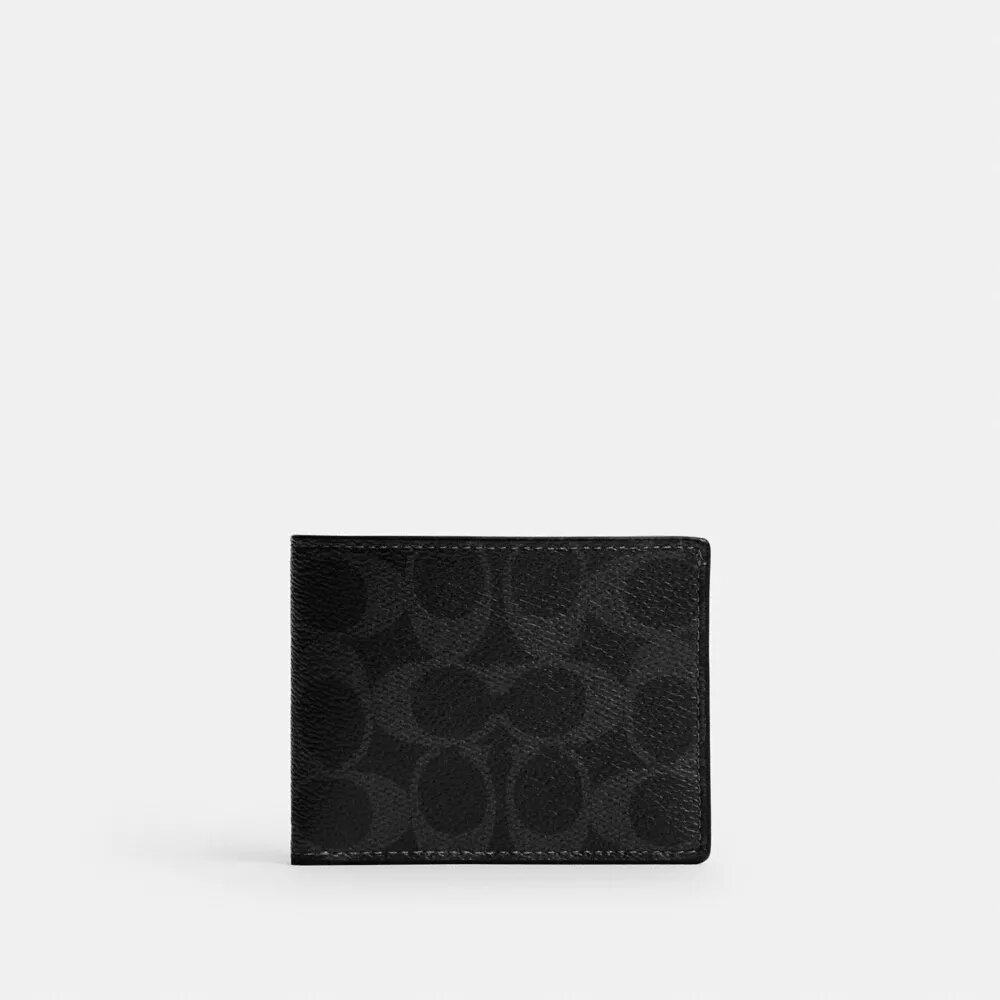 Portofel subțire din Signature Canvas