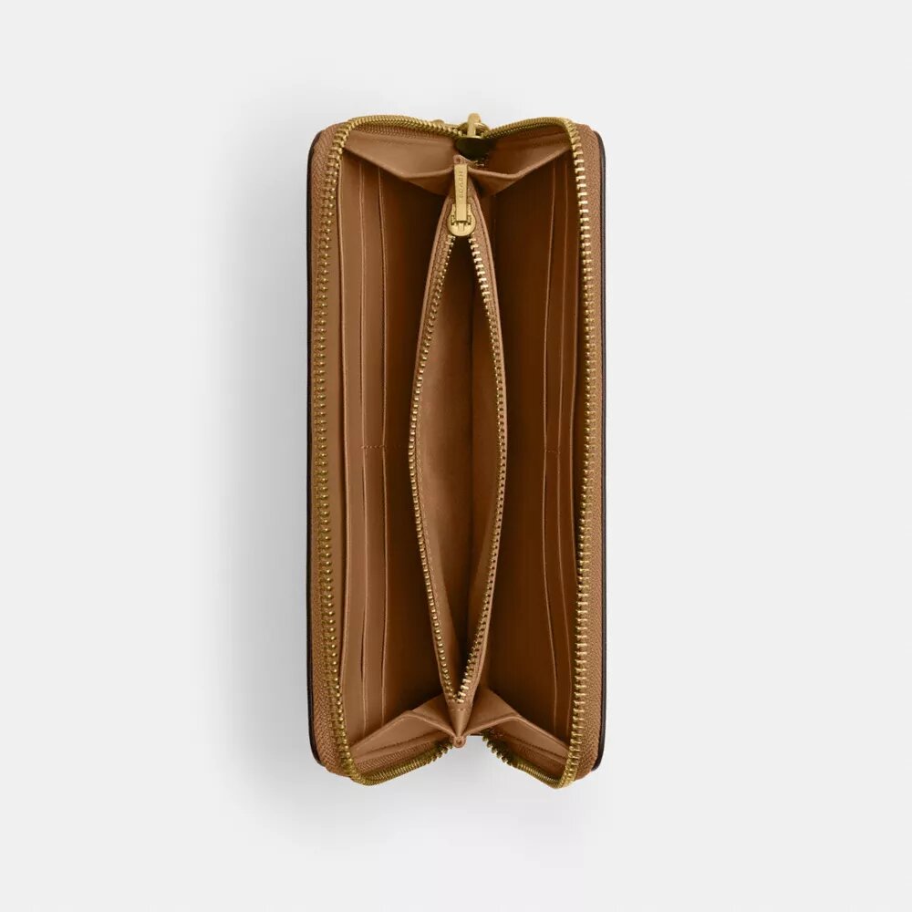 Portofel subțire Essential cu fermoar tip acordeon