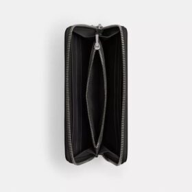Portofel subțire Essential cu fermoar tip acordeon