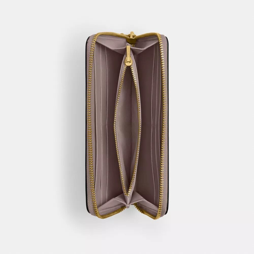 Portofel subțire Essential cu fermoar tip acordeon